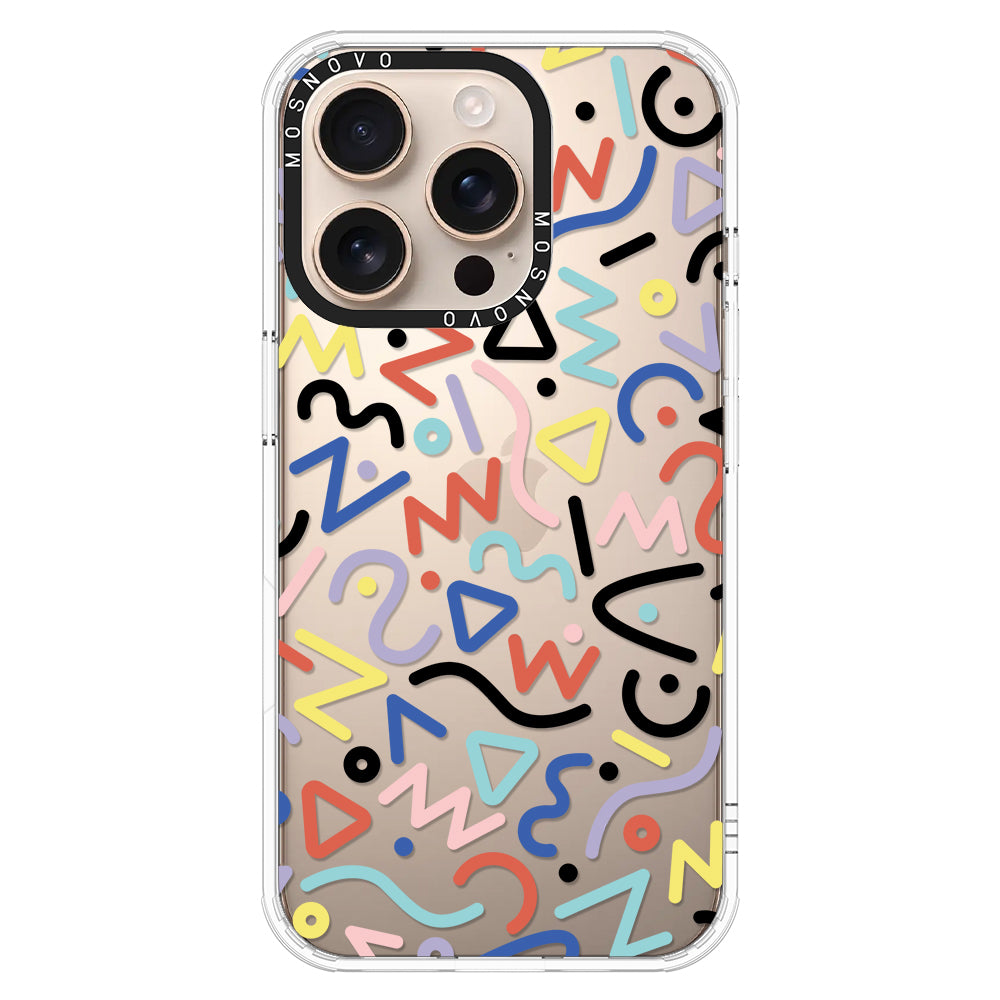 Doodle Art Phone Case - iPhone 16 Pro Case - MOSNOVO