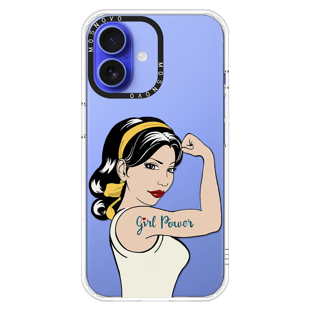 Girl Power Phone Case - iPhone 16 Plus Case - MOSNOVO