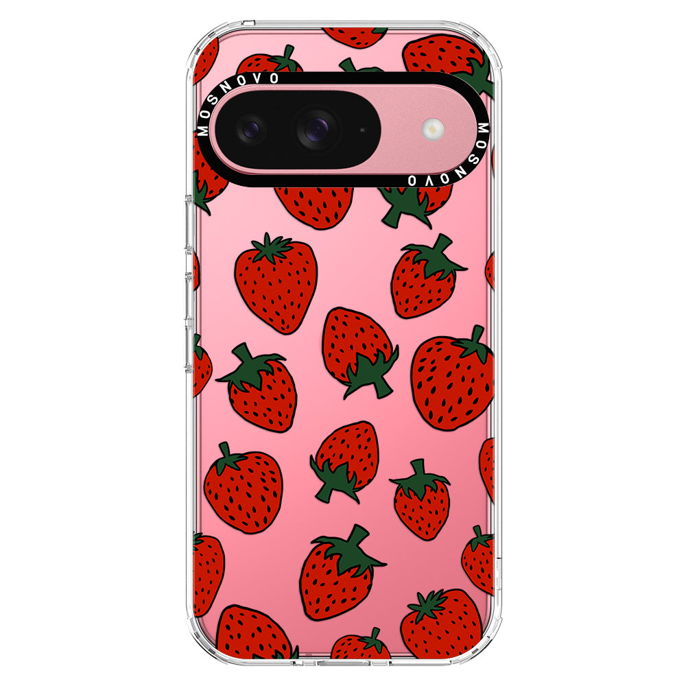 Red Strawberry Phone Case - Google Pixel 9 Case