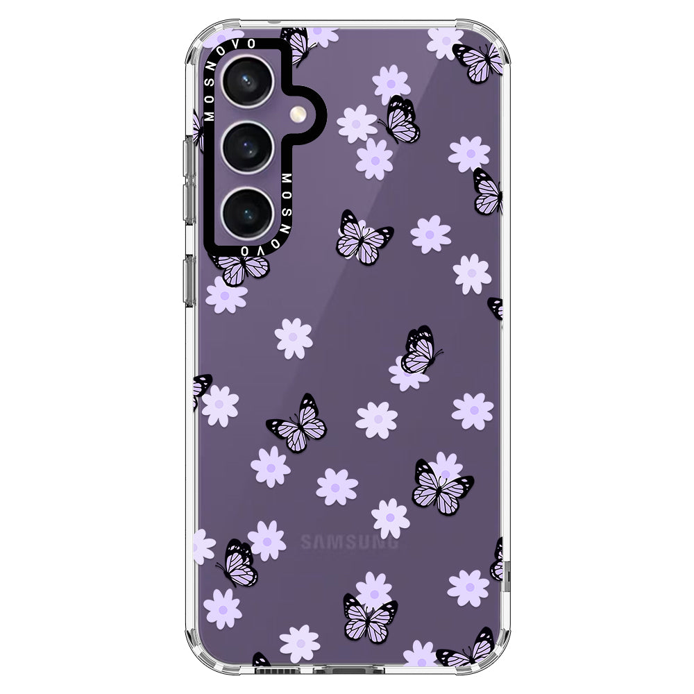 Lilac Butterfly Phone Case - Samsung Galaxy S23 FE Case