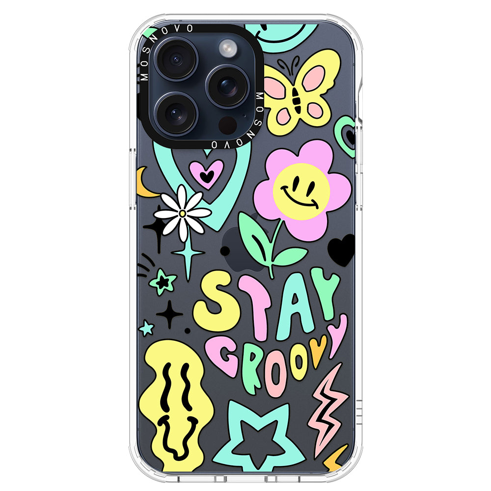 Stay Groovy Phone Case - iPhone 15 Pro Max Case