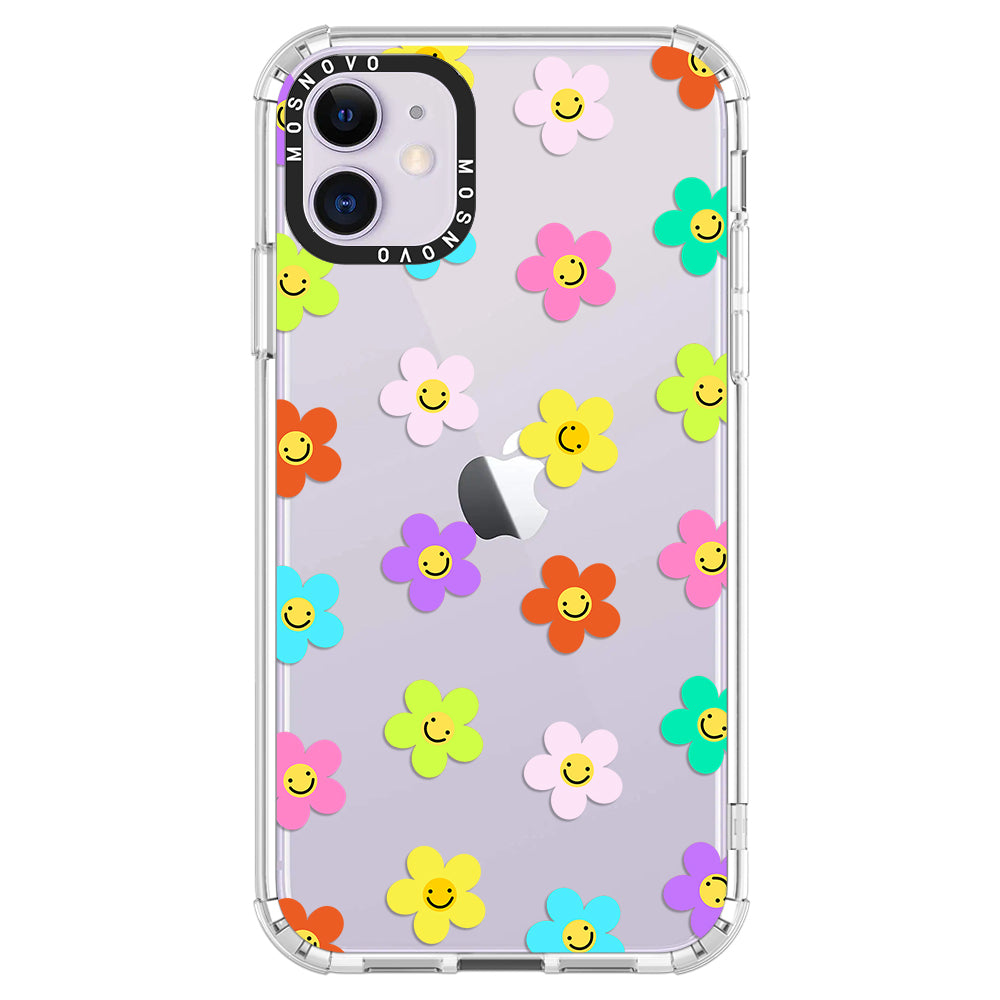 Smile Floral Phone Case - iPhone 11 Case