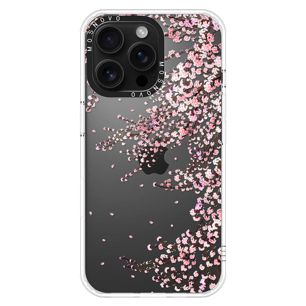 Cherry Blossom Phone Case - iPhone 16 Pro Max Case - MOSNOVO