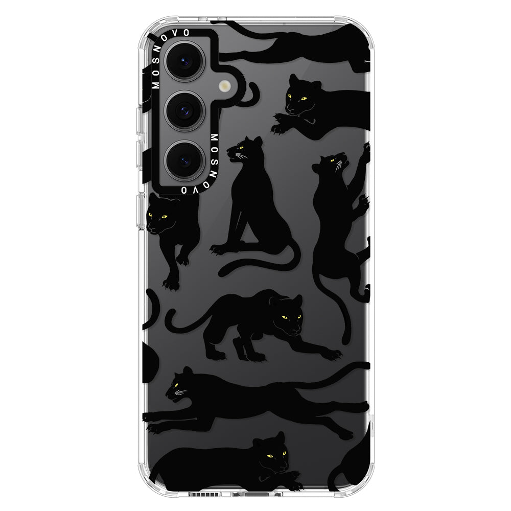 Black Panther Phone Case - Samsung Galaxy S24 FE Case - MOSNOVO