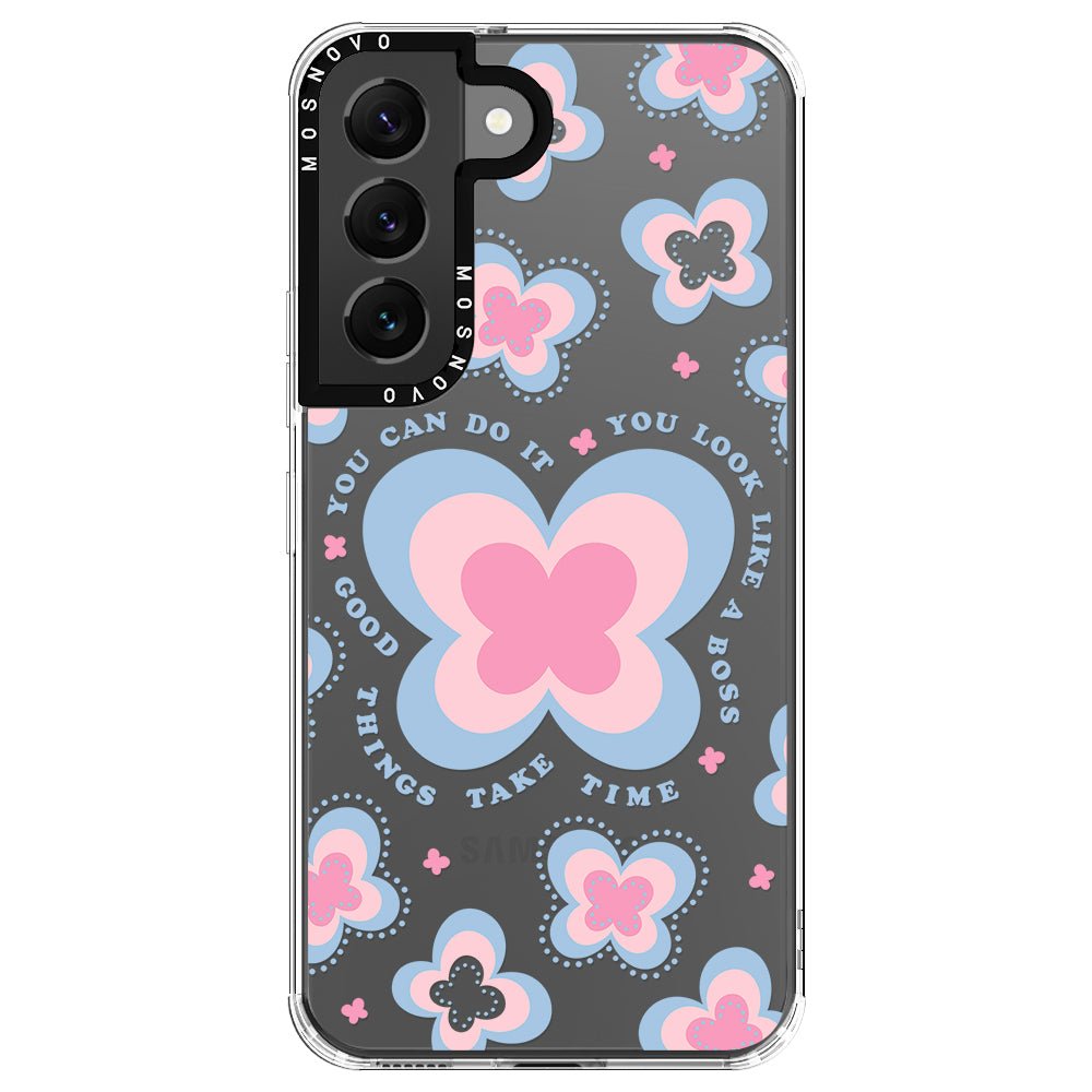 Blooming Butterflies Phone Case - Samsung Galaxy S22 Plus Case