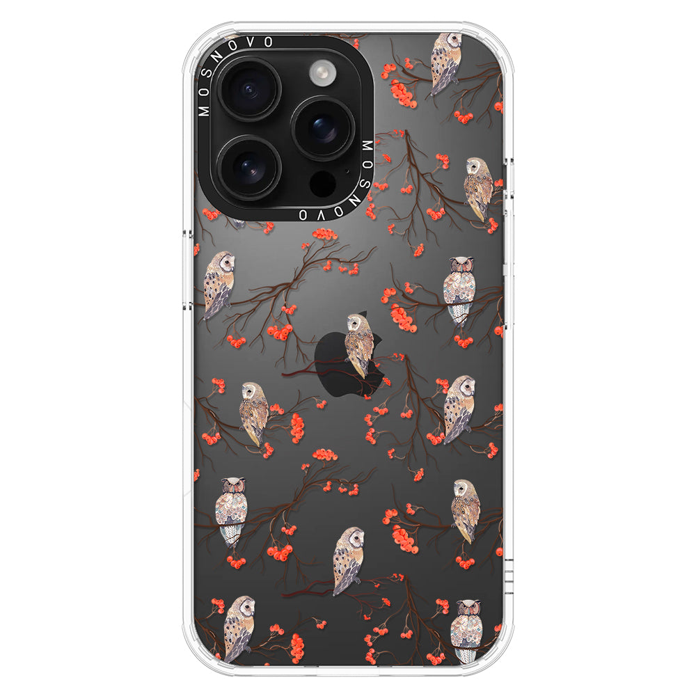 Owl Phone Case - iPhone 16 Pro Max Case - MOSNOVO