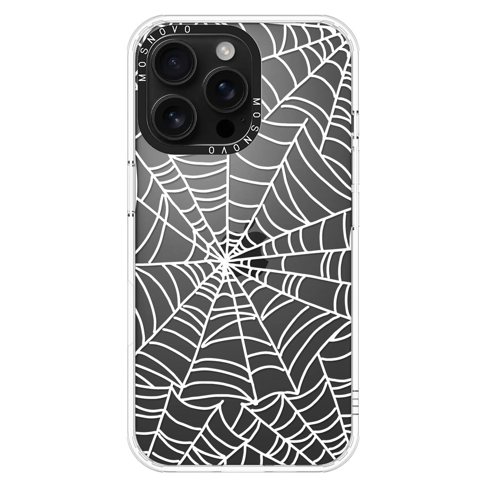 Spider Web Phone Case - iPhone 16 Pro Max Case - MOSNOVO