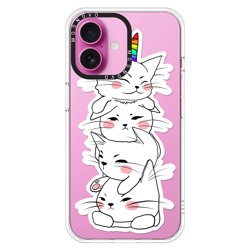 Squishcat Phone Case - iPhone 16 Plus Case - MOSNOVO