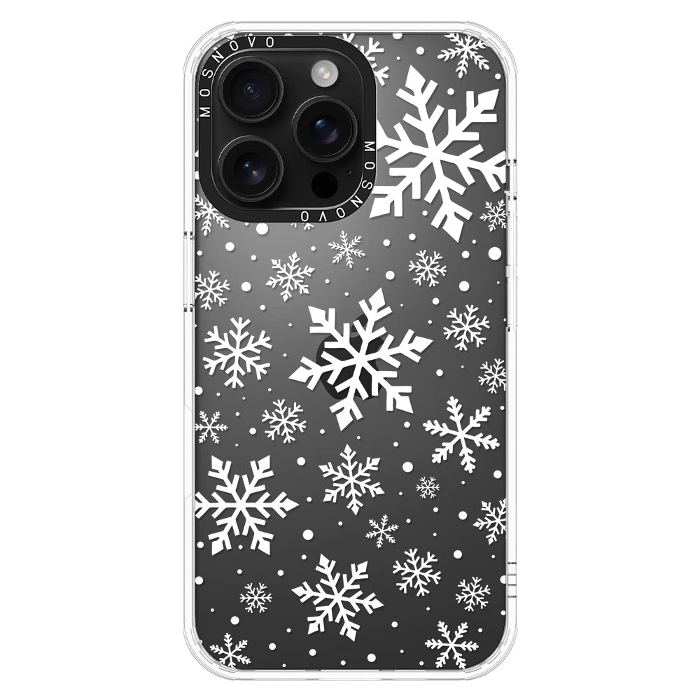 Snowflake Phone Case - iPhone 16 Pro Max Case - MOSNOVO