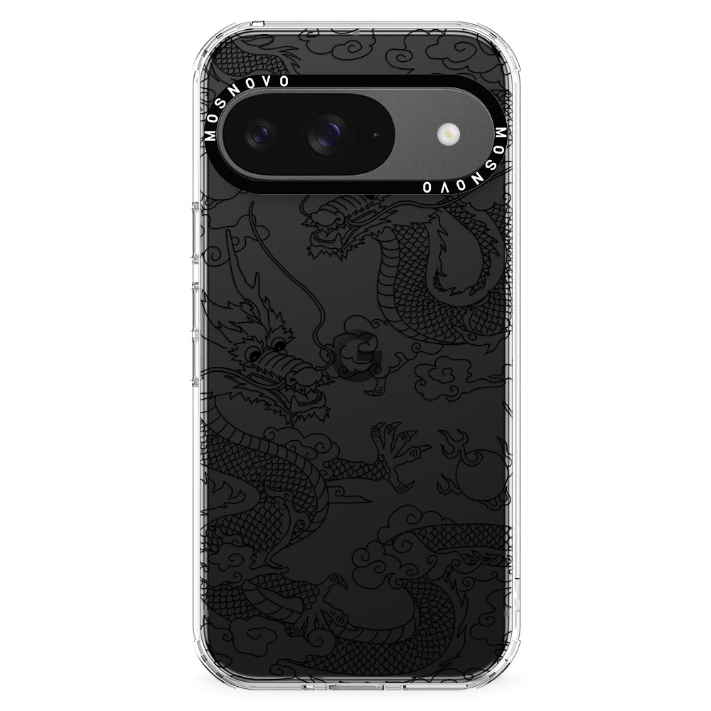 Black Dragon Phone Case - Google Pixel 9 Case