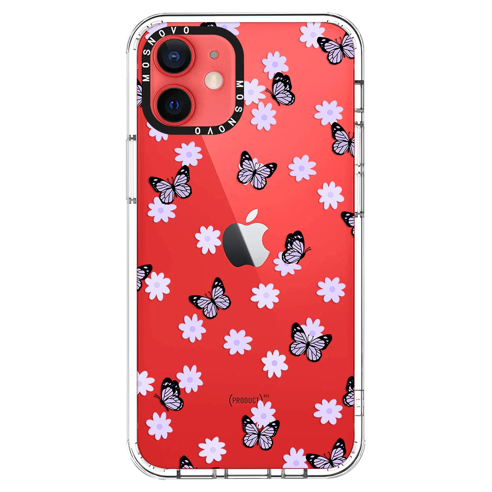 Lilac Butterfly Phone Case - iPhone 12 Case