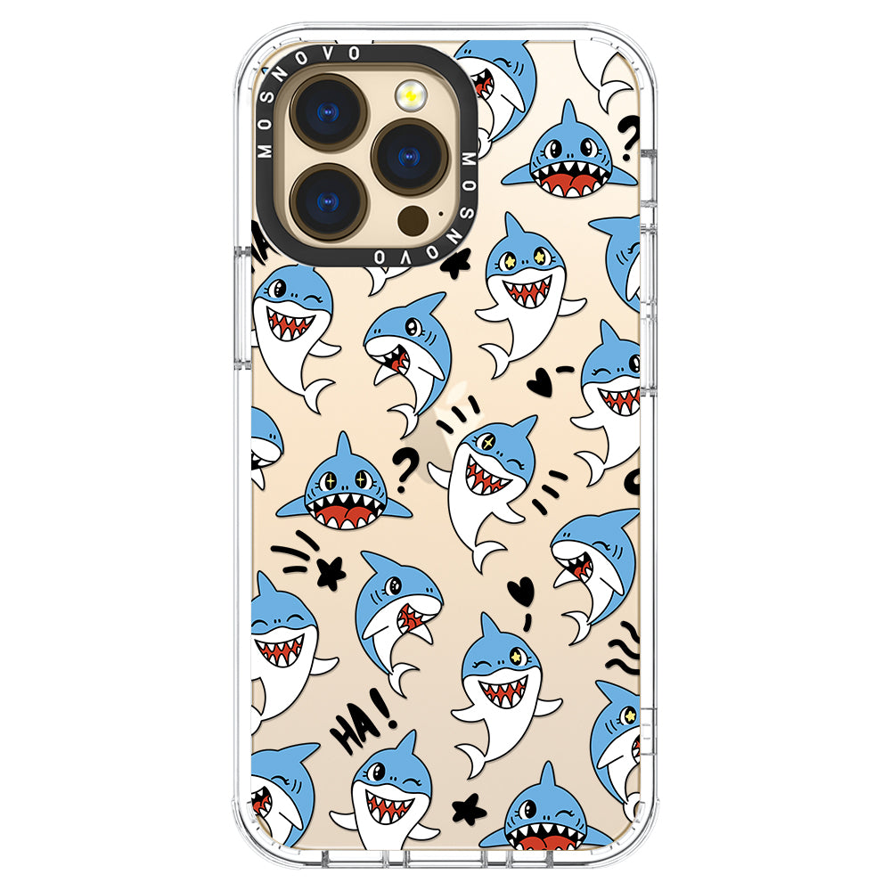 Cute Sharks Phone Case - iPhone 14 Pro Max Case