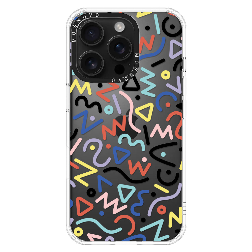 Doodle Art Phone Case - iPhone 16 Pro Case - MOSNOVO