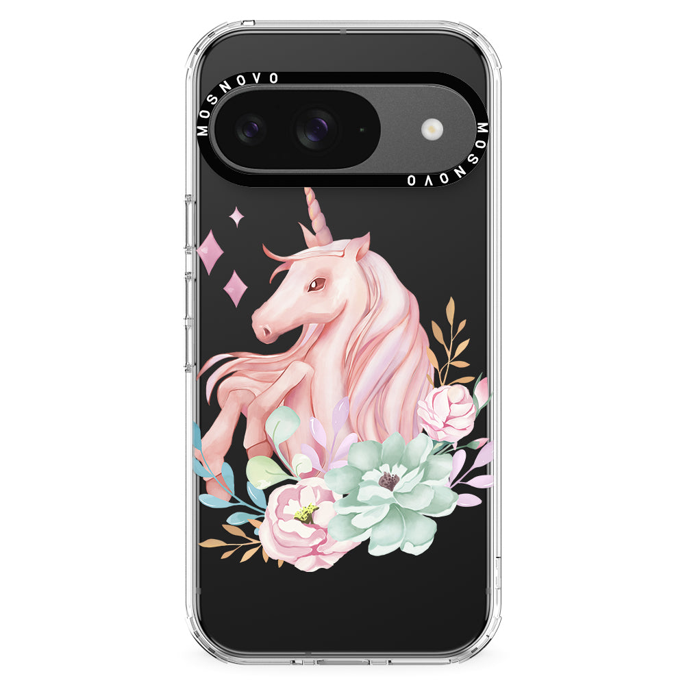 Pastel Flower Unicorn Phone Case - Google Pixel 9 Case