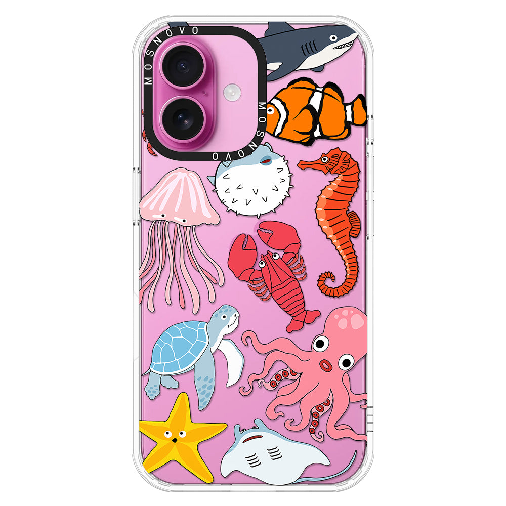 Sea World Phone Case - iPhone 16 Plus Case - MOSNOVO