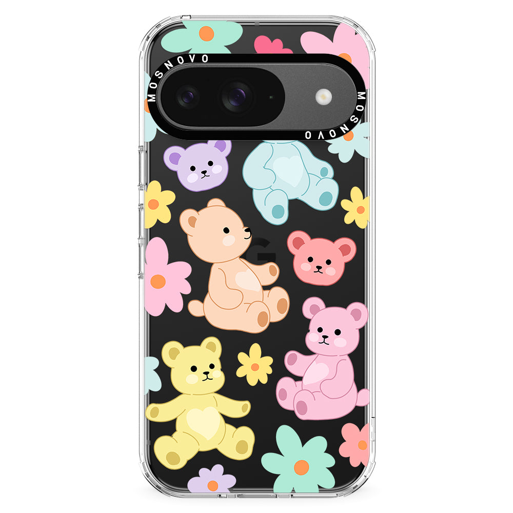 Cute Teddy Bear Phone Case - Google Pixel 9 Case