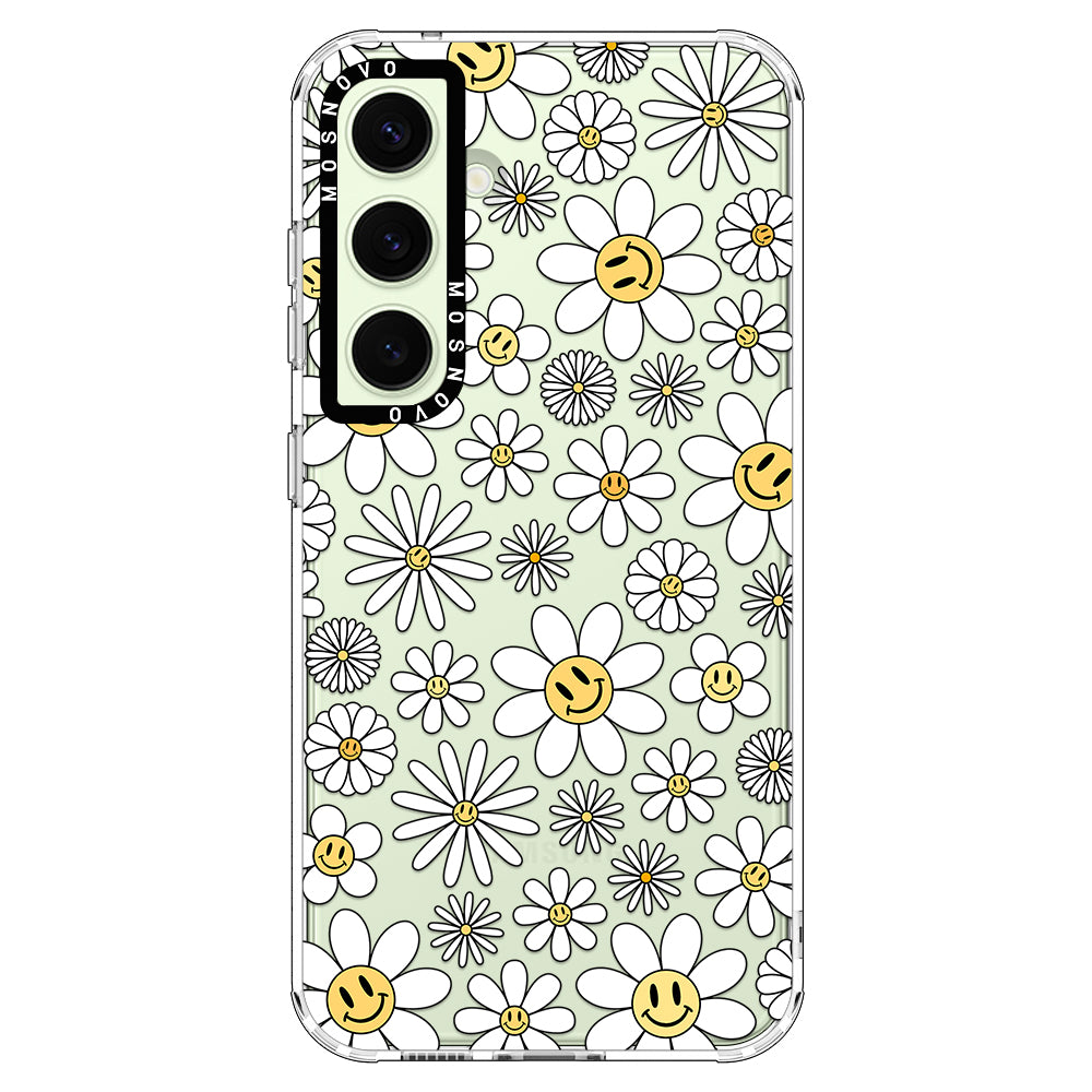 Happy Daisy Blooms Phone Case - Samsung Galaxy S24 Case