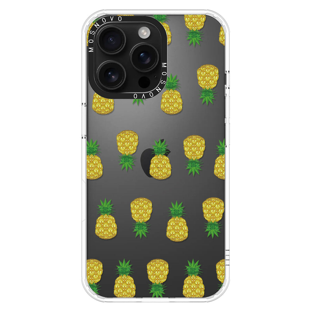 Cute Pineapples Phone Case - iPhone 16 Pro Max Case - MOSNOVO