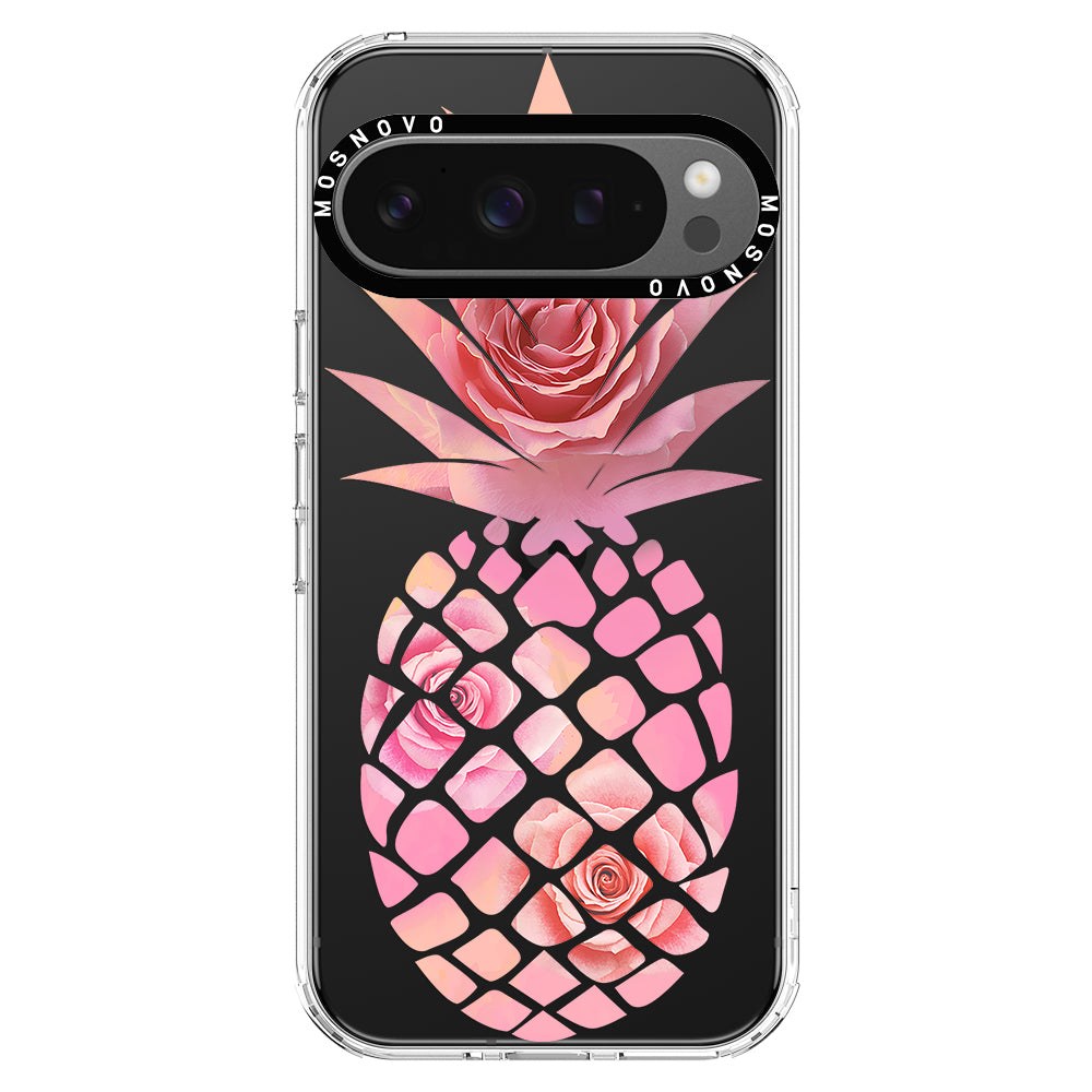 Pink Floral Pineapple Phone Case - Google Pixel 9 Pro Case