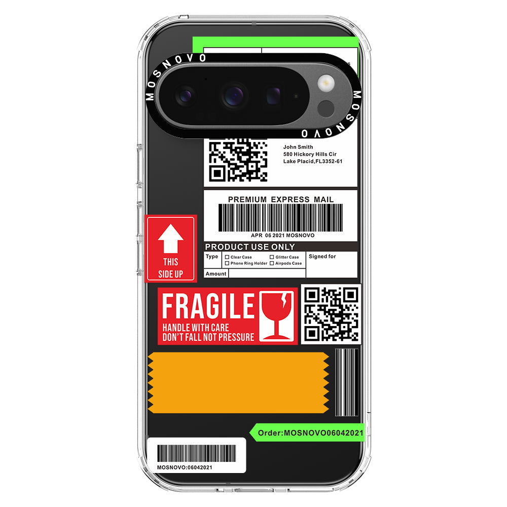 MOSNOVO Mail Label Phone Case - Google Pixel 9 Pro Case