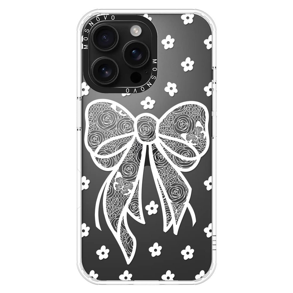 Lacey Bow Phone Case - iPhone 16 Pro Max Case