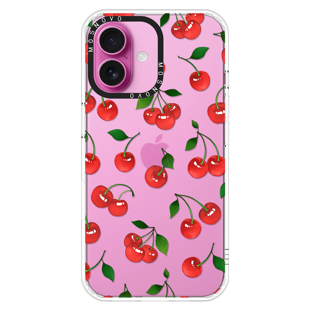 Poppy Cherry Phone Case - iPhone 16 Plus Case - MOSNOVO