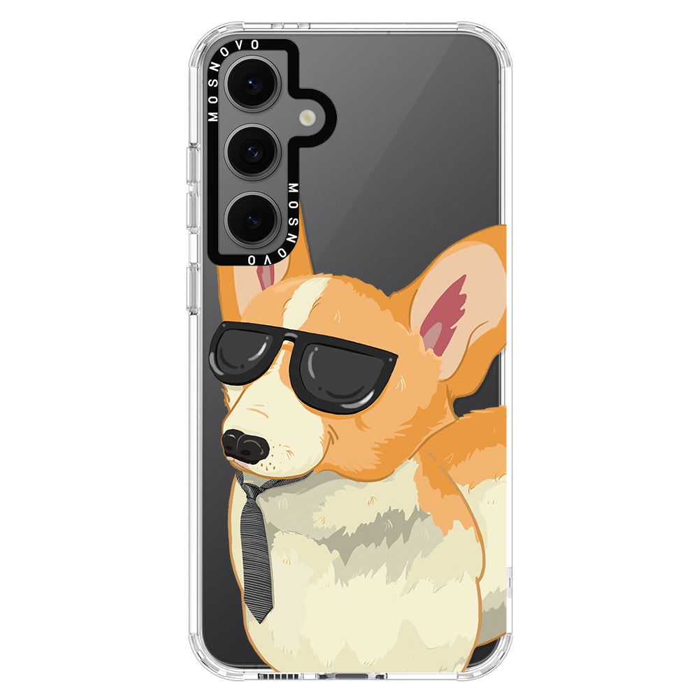 Fluffy Corgi Phone Case - Samsung Galaxy S24 FE Case - MOSNOVO