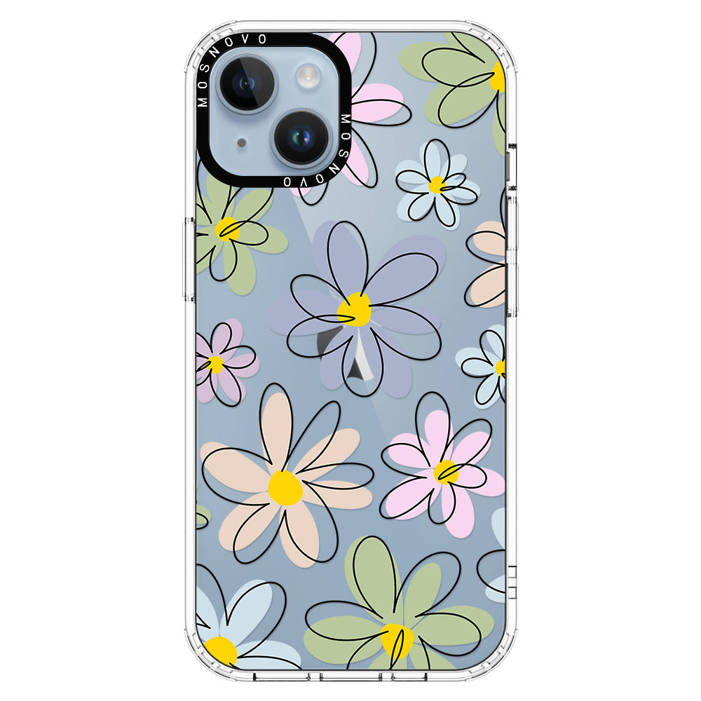 Linear Blooms Phone Case - iPhone 14 Case