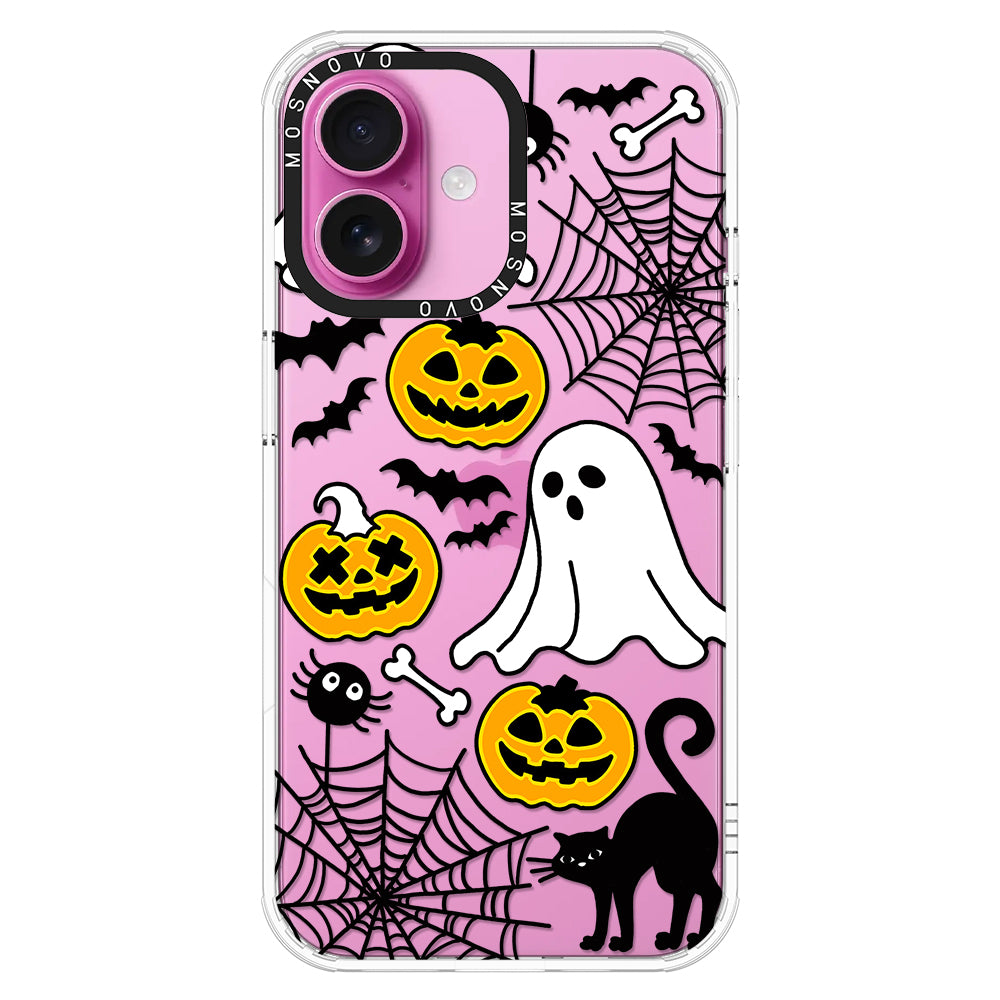 Halloween Pumpkin Phone Case - iPhone 16 Plus Case - MOSNOVO