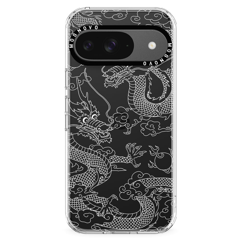 White Dragon Phone Case - Google Pixel 9 Case