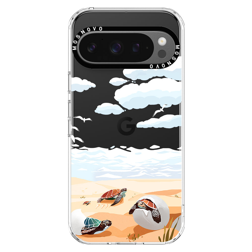 Baby Sea Turtle Phone Case - Google Pixel 9 Pro Case