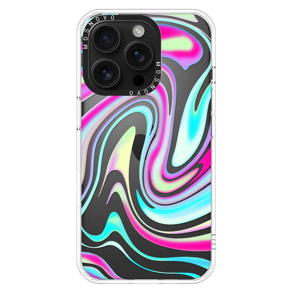 Psychedelic Swirls Phone Case - iPhone 16 Pro Case - MOSNOVO