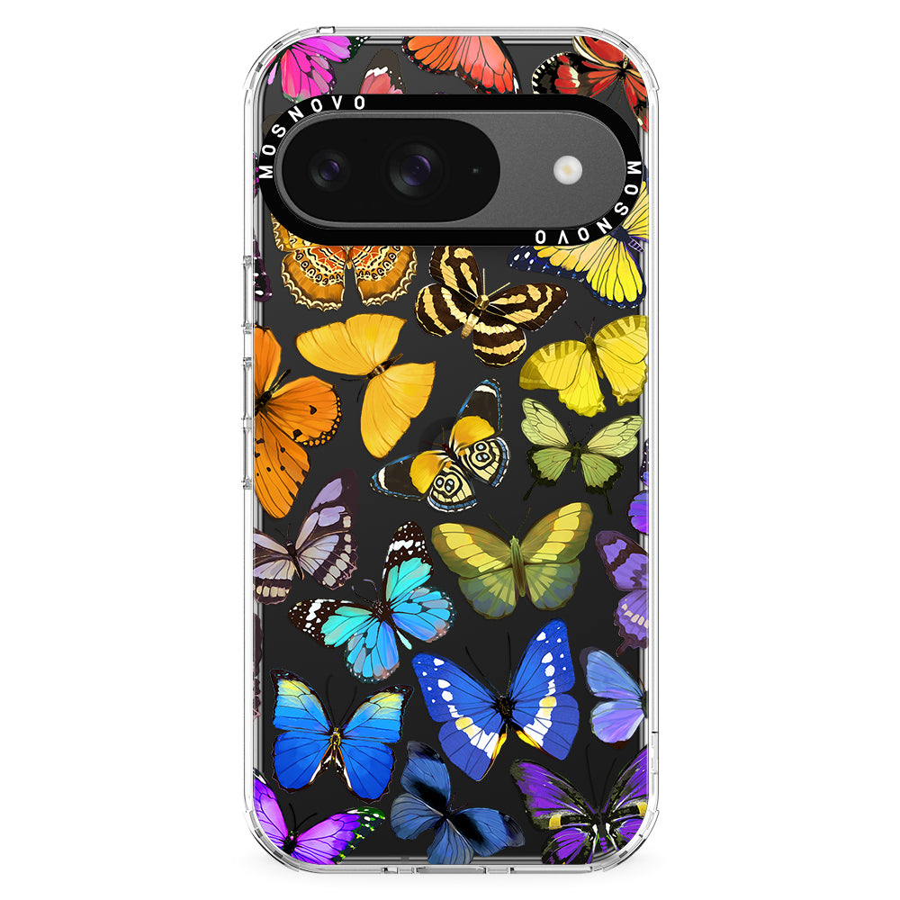 Rainbow Butterfly Phone Case - Google Pixel 9 Case