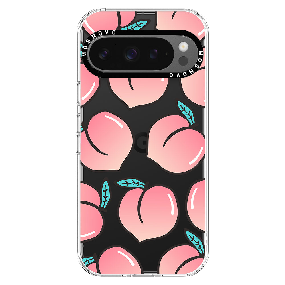 Cute Peach Phone Case - Google Pixel 9 Pro Case