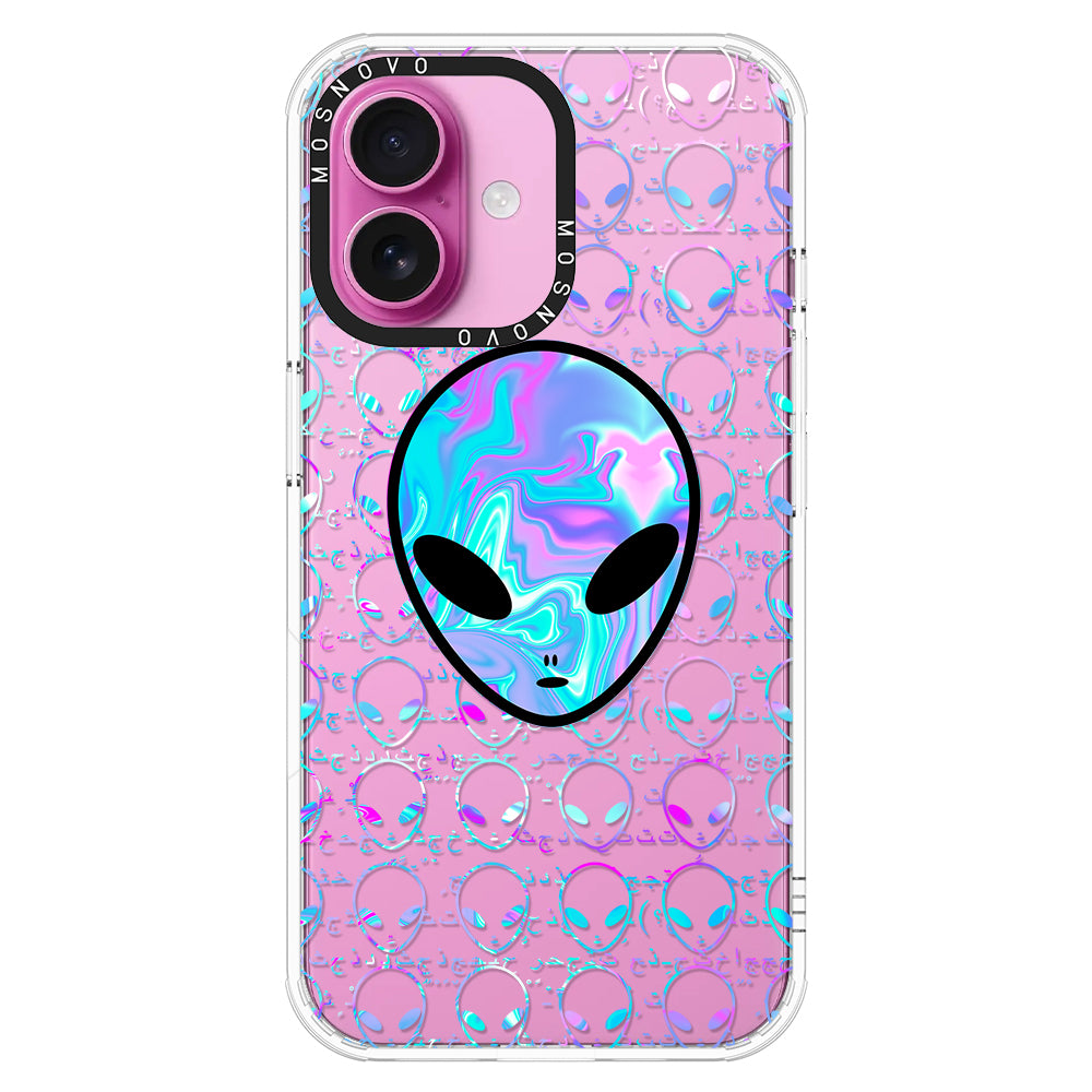 Space Alien Phone Case - iPhone 16 Case - MOSNOVO