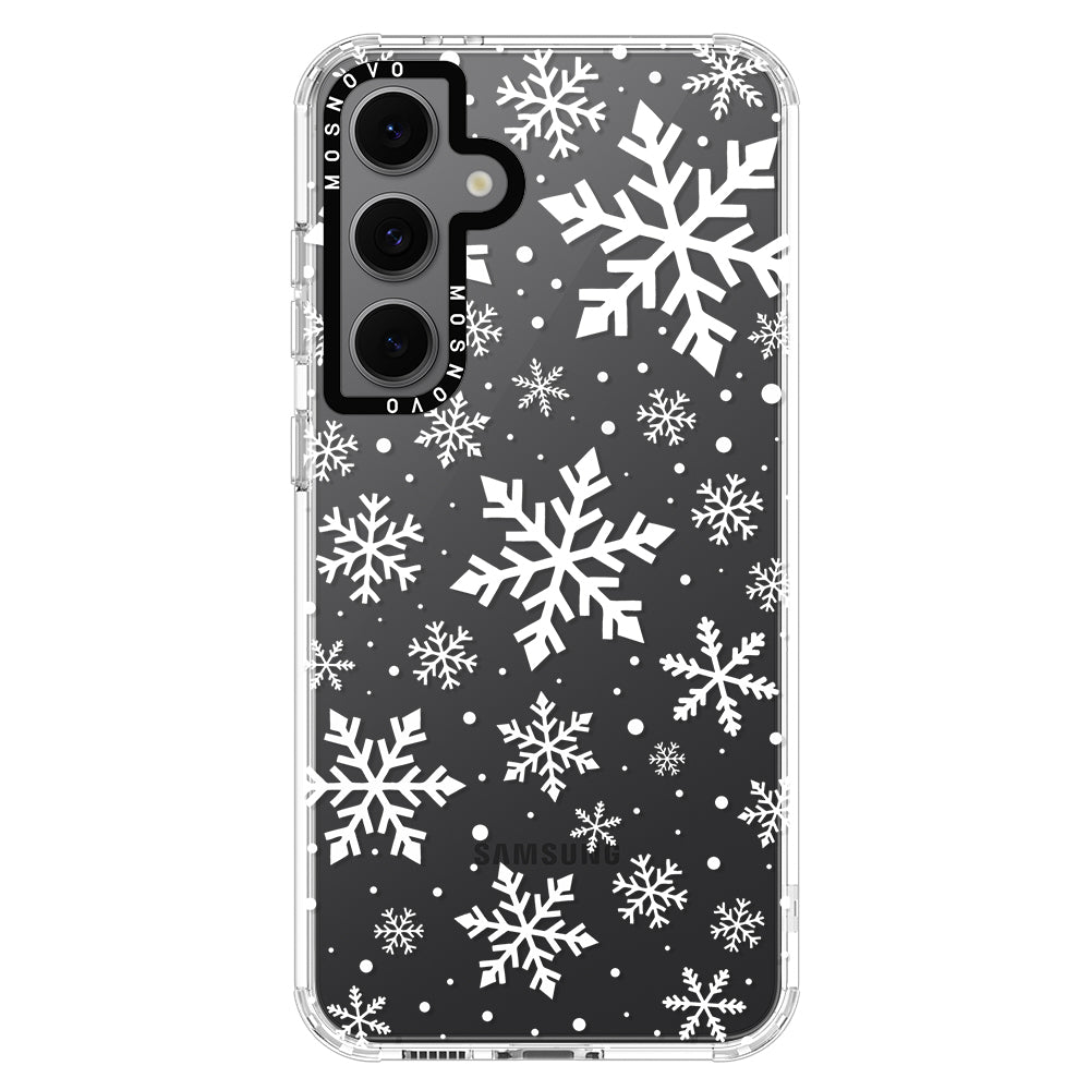 Snowflake Phone Case - Samsung Galaxy S24 FE Case - MOSNOVO