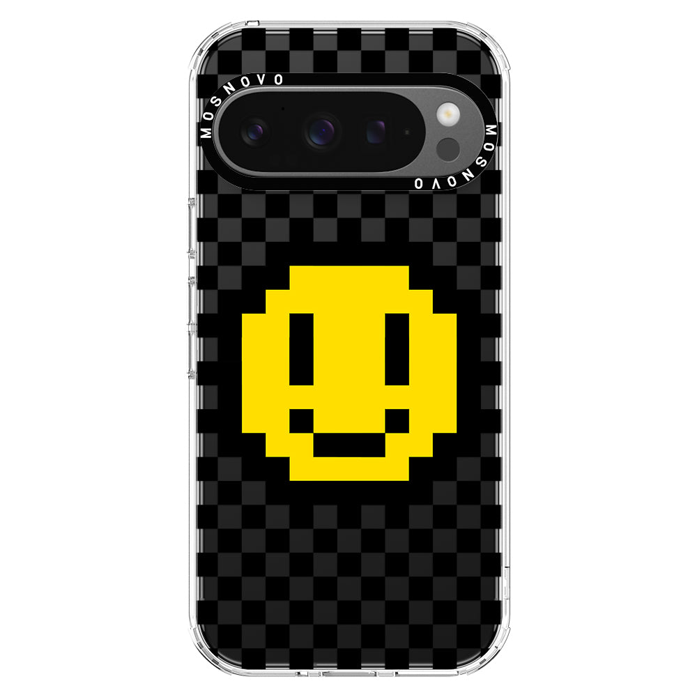 Smile Checkered Phone Case - Google Pixel 9 Pro XL Case