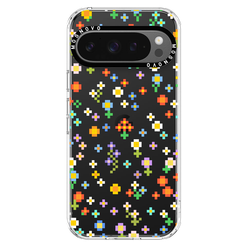 Pixel-Floral Phone Case - Google Pixel 9 Pro XL Case