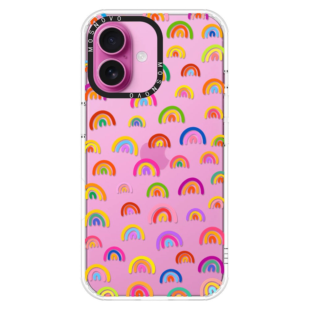 Cute Rainbow Phone Case - iPhone 16 Plus Case - MOSNOVO