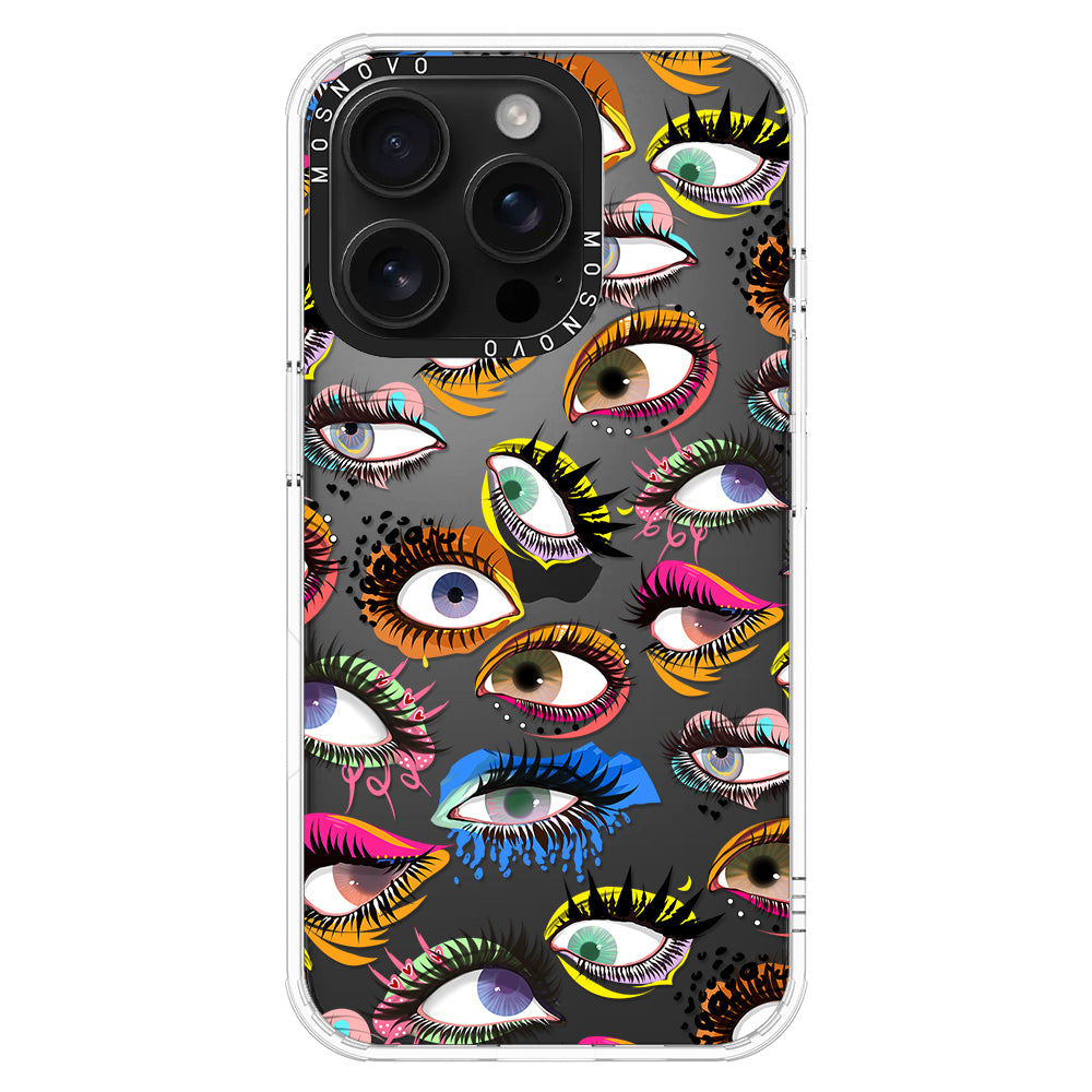 Eyes Phone Case - iPhone 16 Pro Case - MOSNOVO