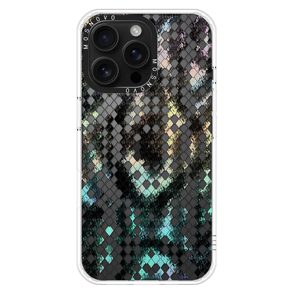 Rainbow Snake Print Phone Case - iPhone 16 Pro Max Case - MOSNOVO