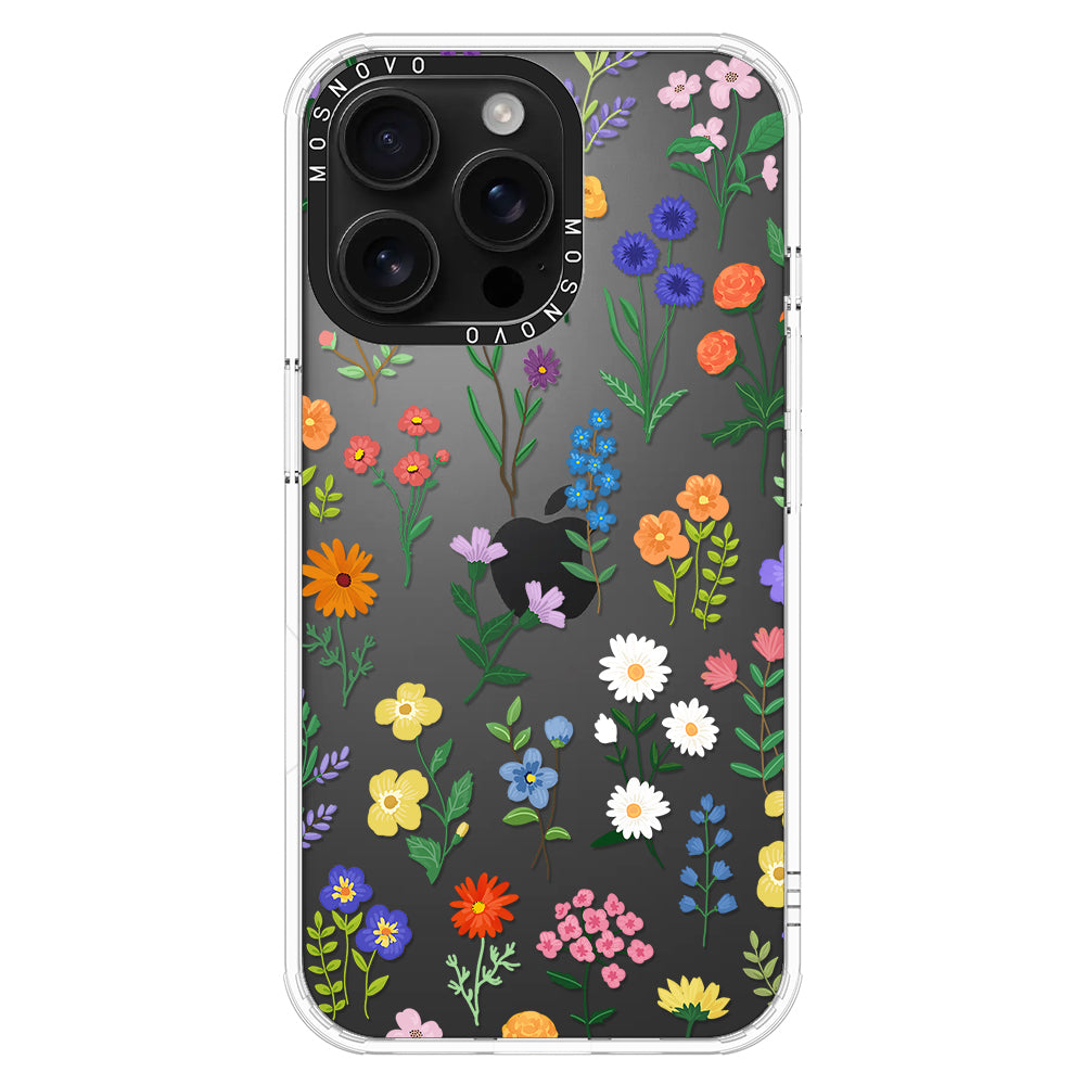 Botanical Floral Phone Case - iPhone 16 Pro Max Case - MOSNOVO