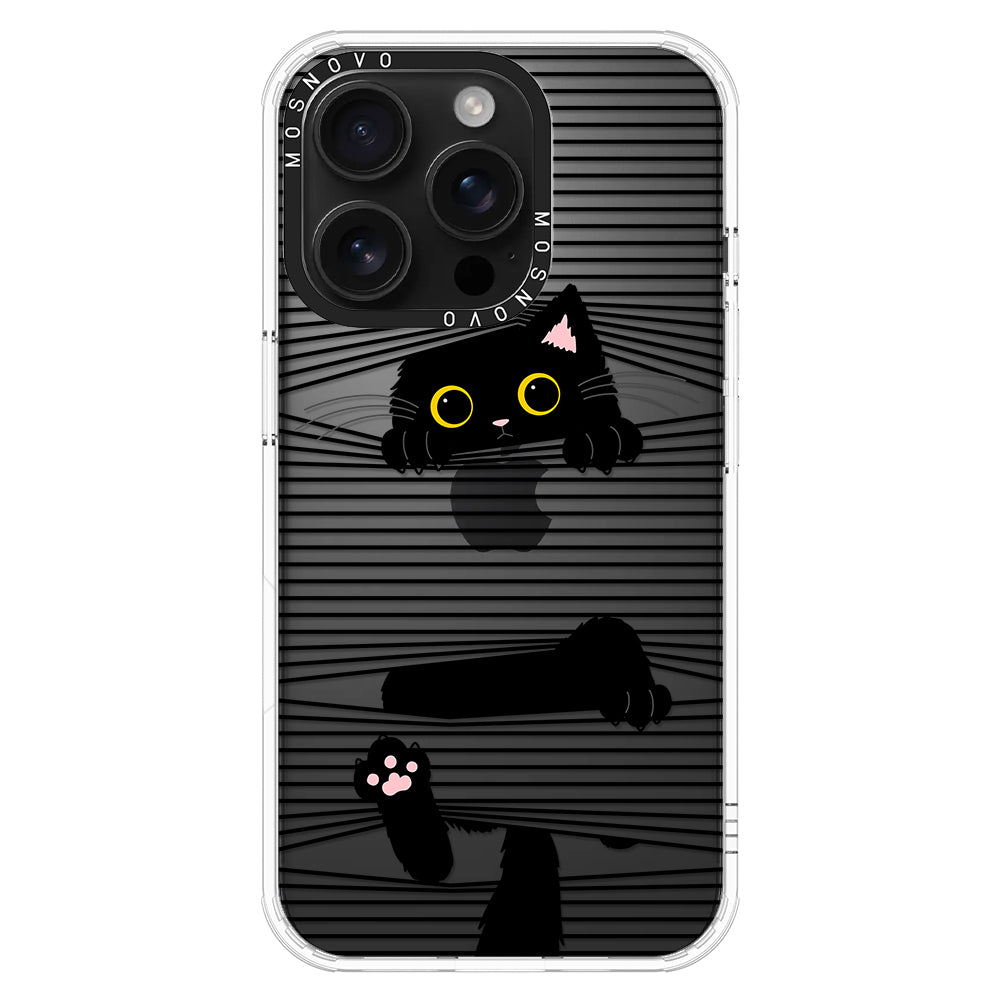 Hidden Black Cat Phone Case - iPhone 16 Pro Case