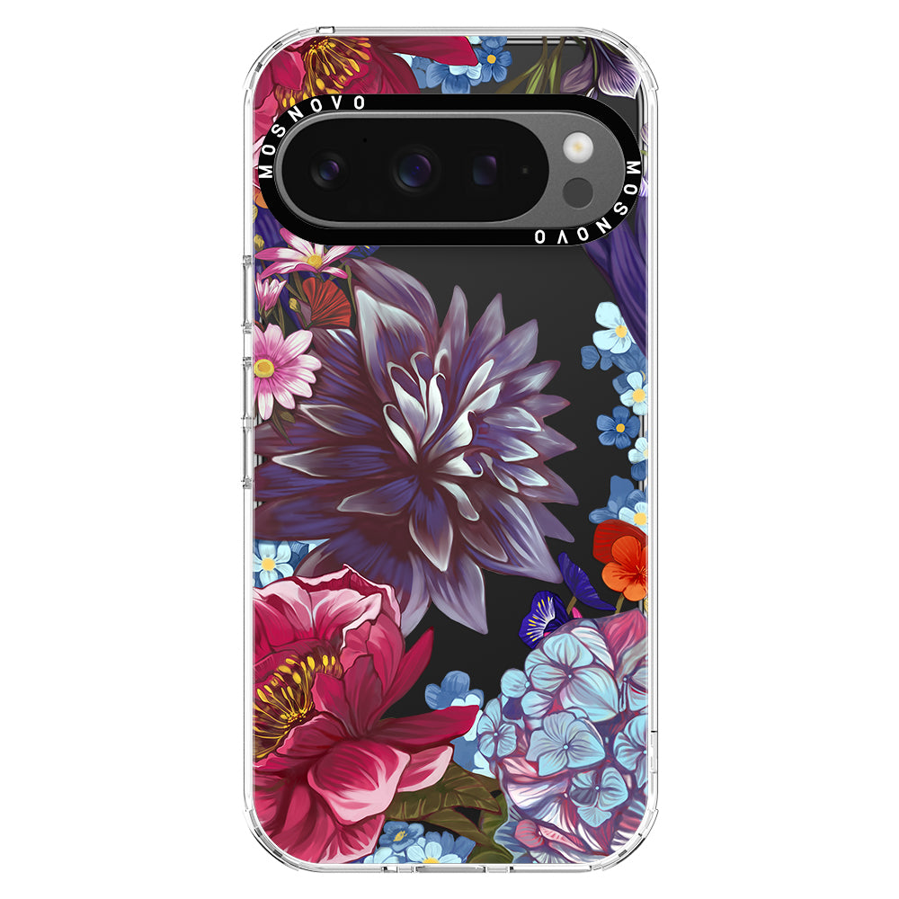 Lilac Floral Phone Case - Google Pixel 9 Pro Case