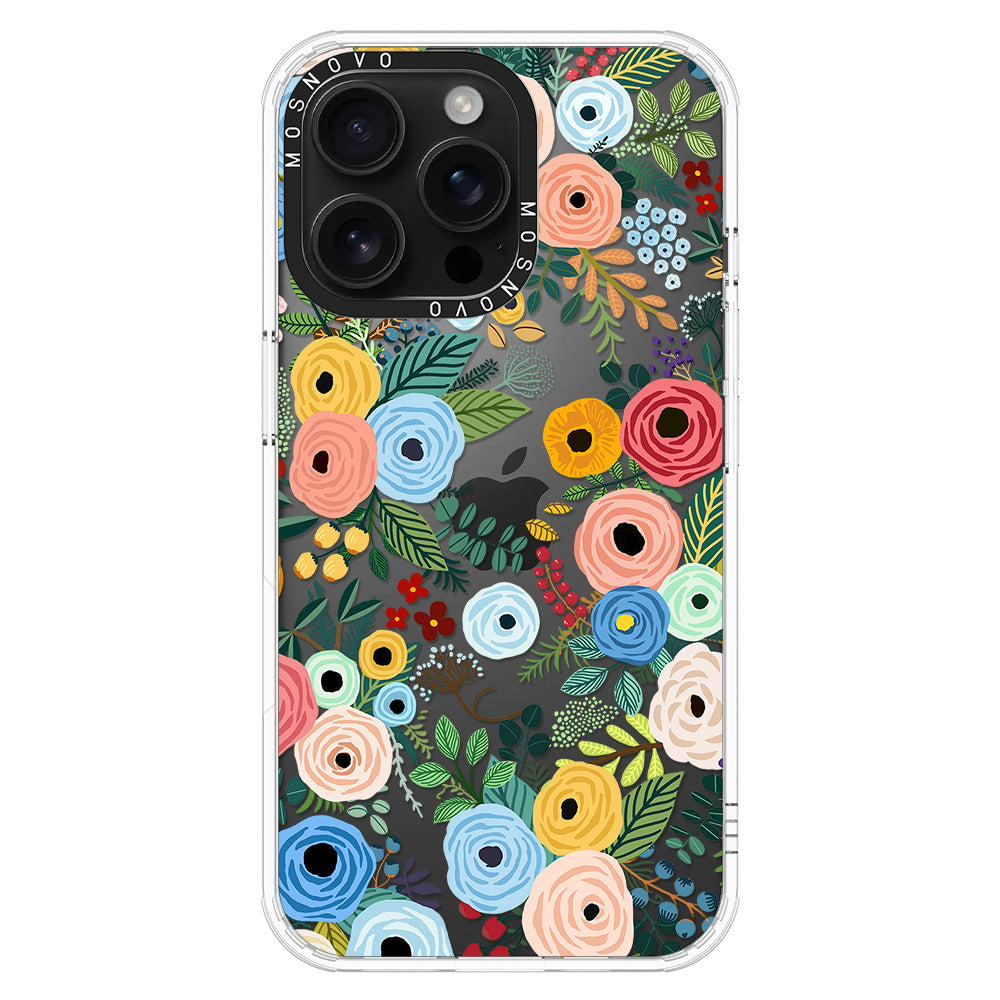 Pastel Perfection Flower Phone Case - iPhone 16 Pro Max Case - MOSNOVO