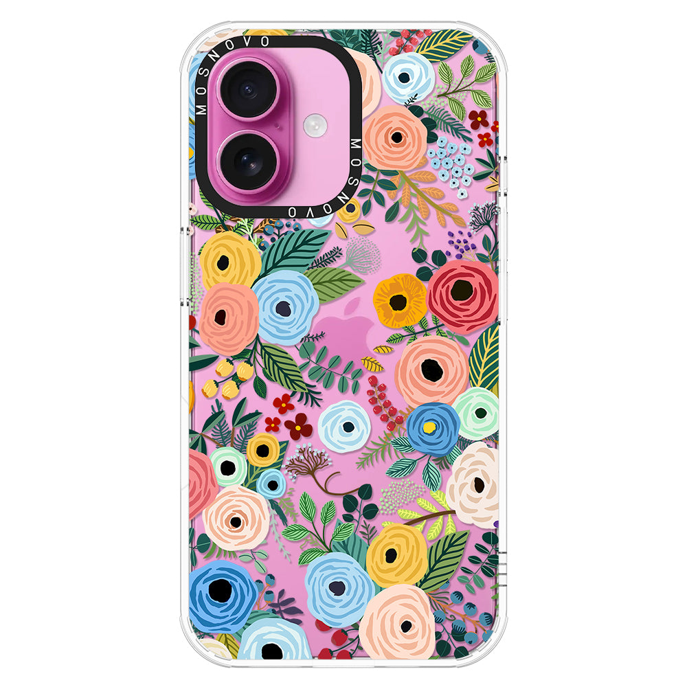 Pastel Perfection Flower Phone Case - iPhone 16 Case - MOSNOVO