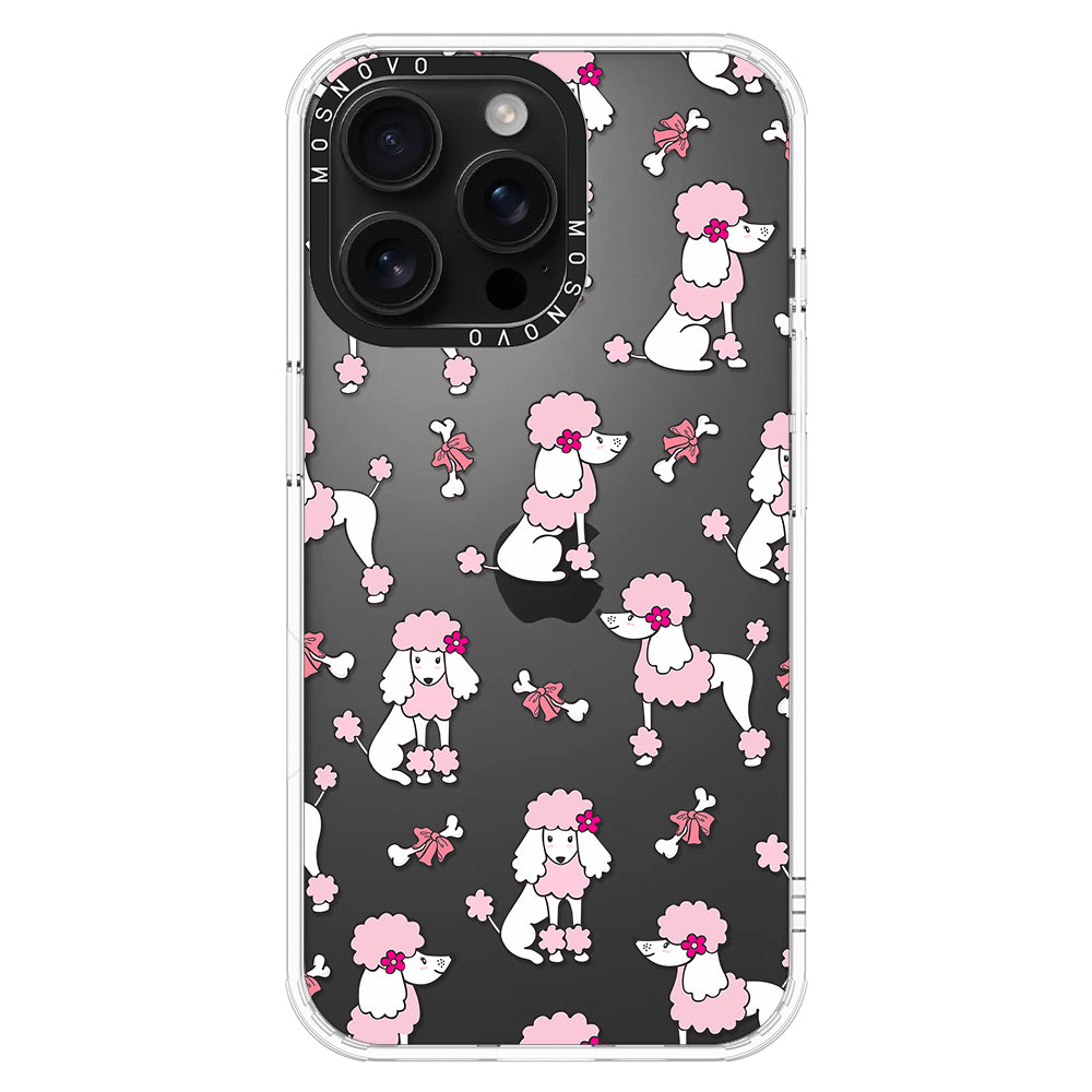 Cute Poodle Phone Case - iPhone 16 Pro Max Case - MOSNOVO