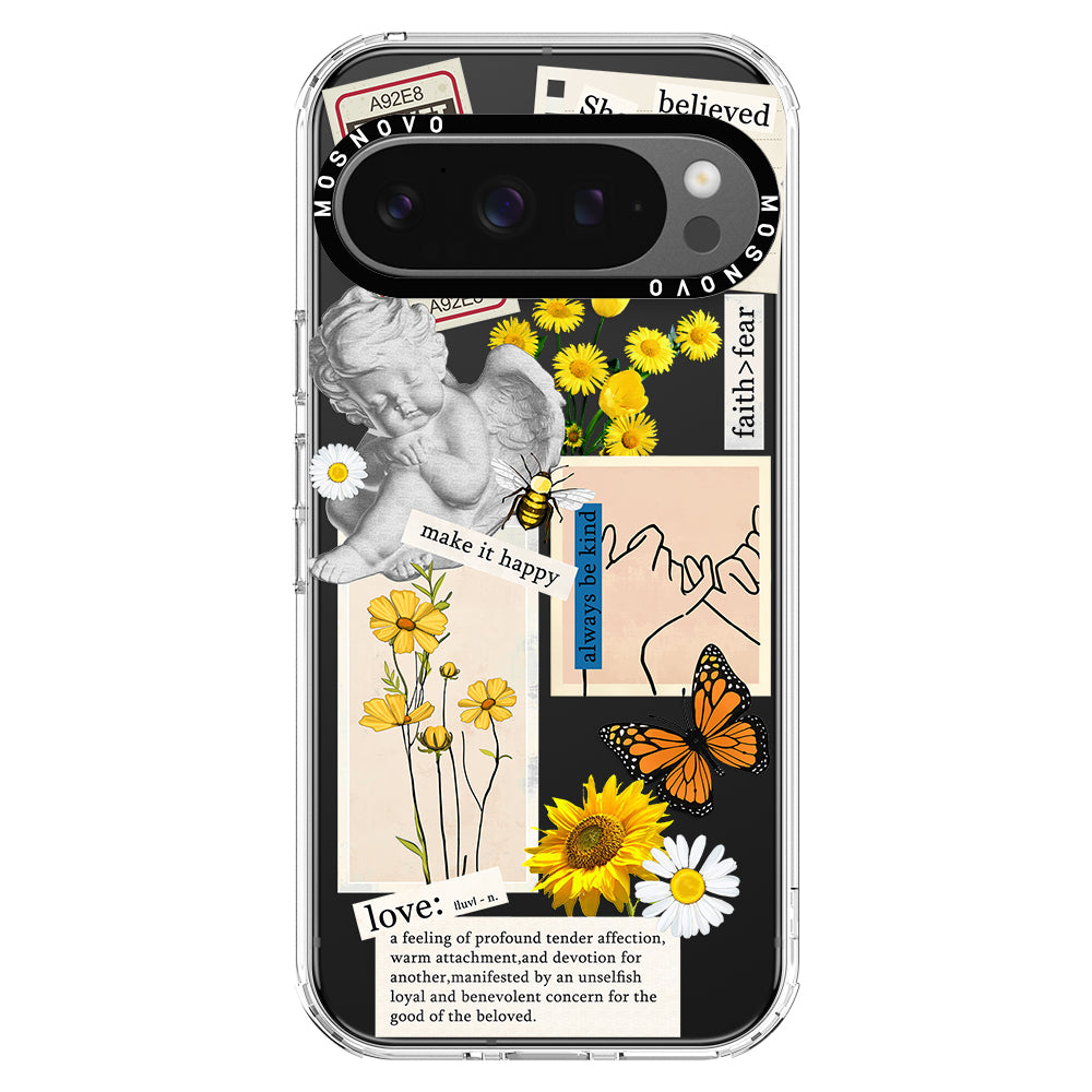 Vintage Collage Art Phone Case - Google Pixel 9 Pro XL Case