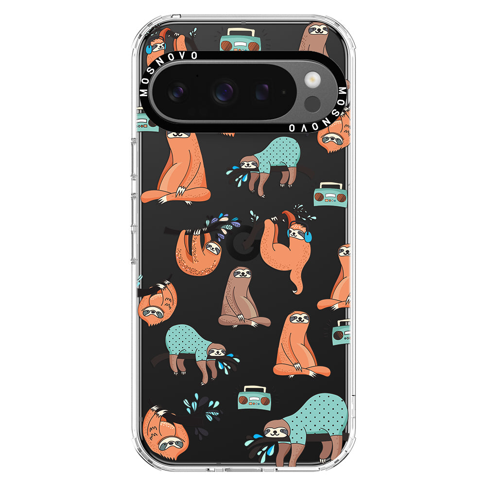 Musical Sloth Phone Case - Google Pixel 9 Pro XL Case