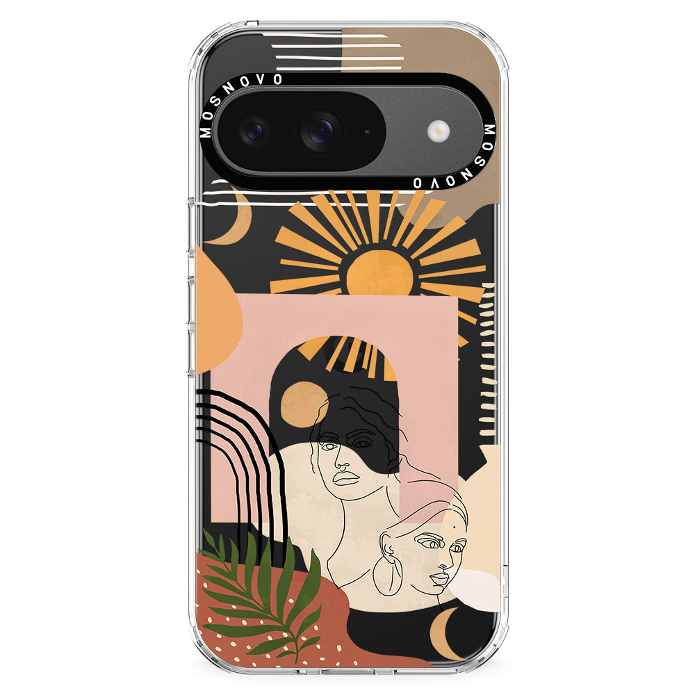 Modern Collage Art Phone Case - Google Pixel 9 Case